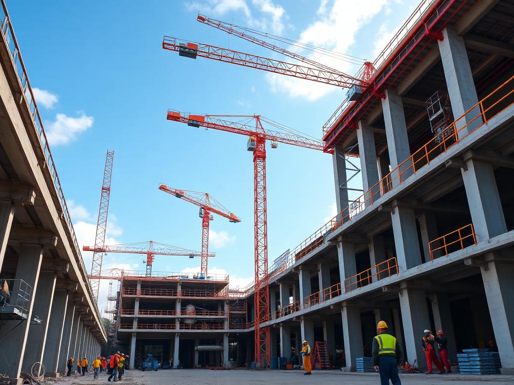 SS Construction Works - Industrial construction site